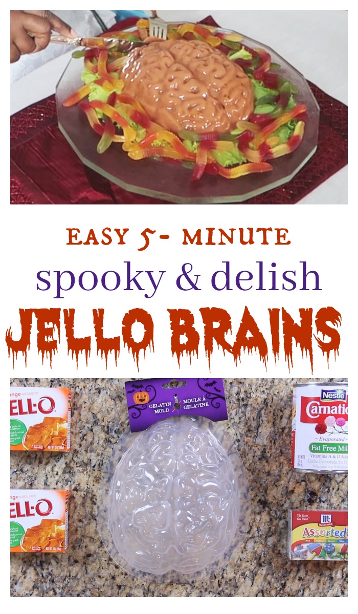 halloween food jello brains